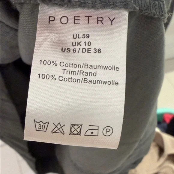 Poetry Olive Green Long Button-Front Dress - Picture 3 of 9